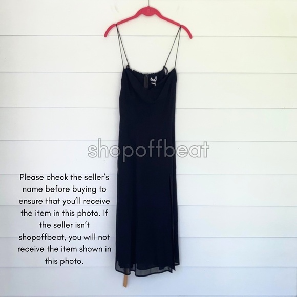 NEW Reformation Juliette Dress Black 8 - Picture 8 of 17